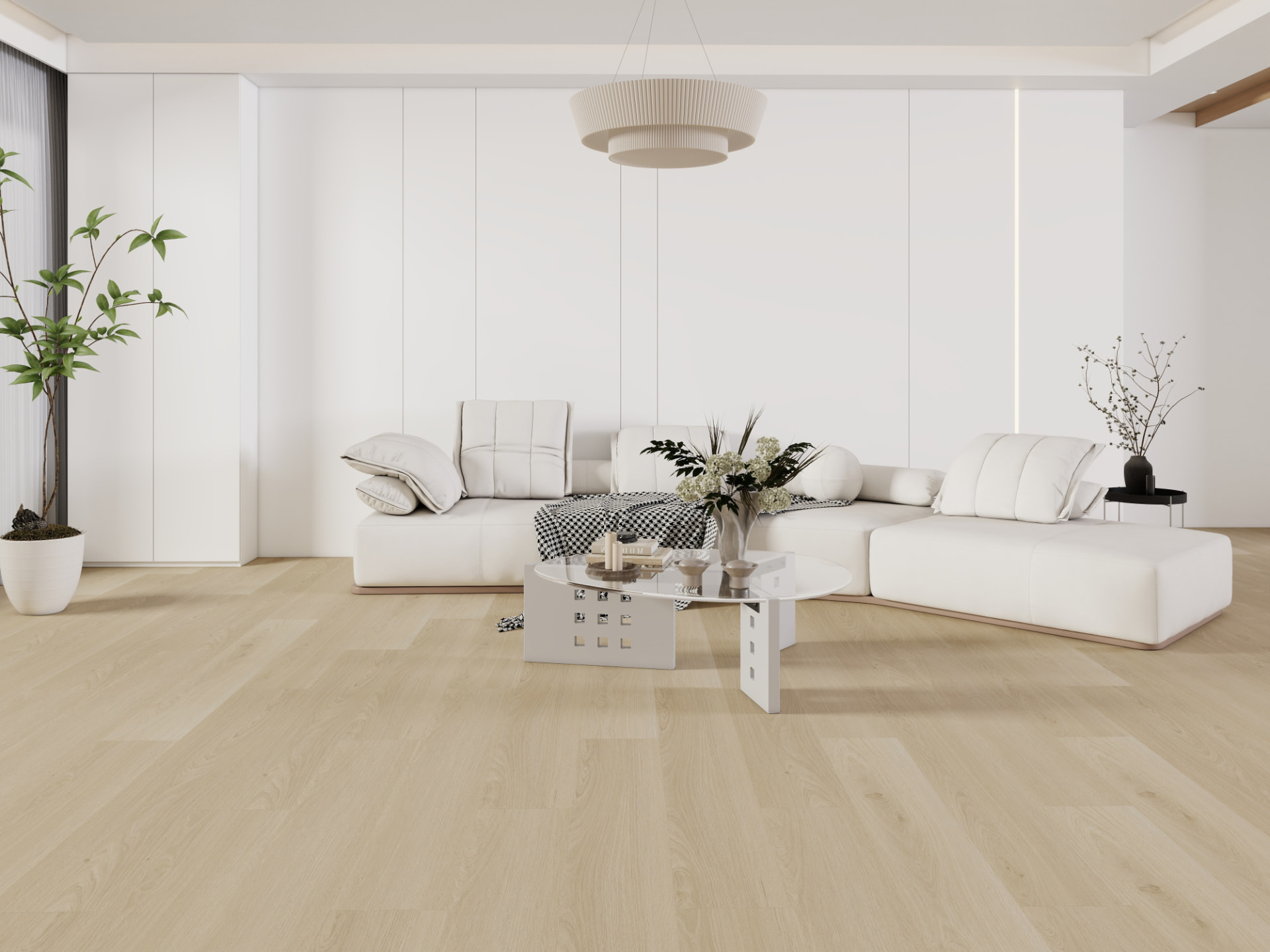 Hylux Salona Sand, Light sand oak flooring